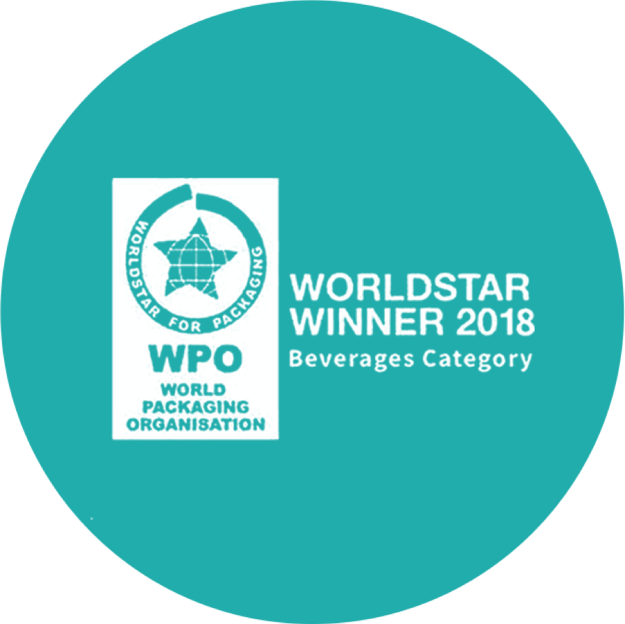 Selo WorldStar Winner 2018 — WPO, categoria bebidas